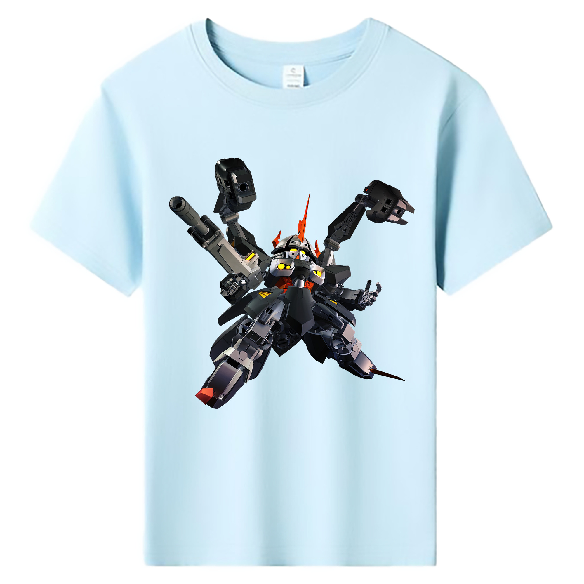 （画像用） 機動戦士ガンダム Mobile Suit Gundam 綿100％キッズTシャツ（フロントプリント）